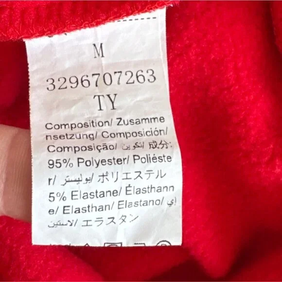 Red Spider Web Zip Up Hoodie Graphic Print Polyester Blend - Picture 3 of 5